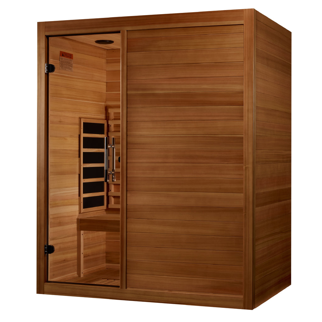Maxxus S-Line Yoga 3-Person Indoor Infrared Sauna (Full Spectrum)