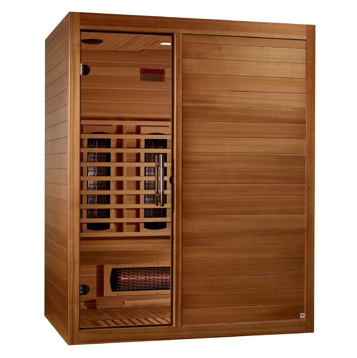 Maxxus S-Line Yoga 3-Person Indoor Infrared Sauna (Full Spectrum)