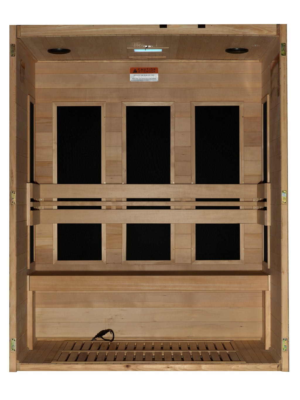 Maxxus S-Line Yoga 3-Person Indoor Infrared Sauna (Low EMF)