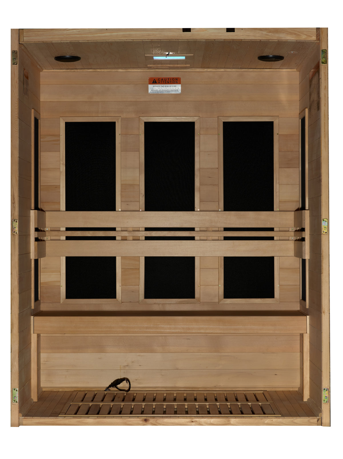 Maxxus S-Line Yoga 3-Person Indoor Infrared Sauna (Low EMF)