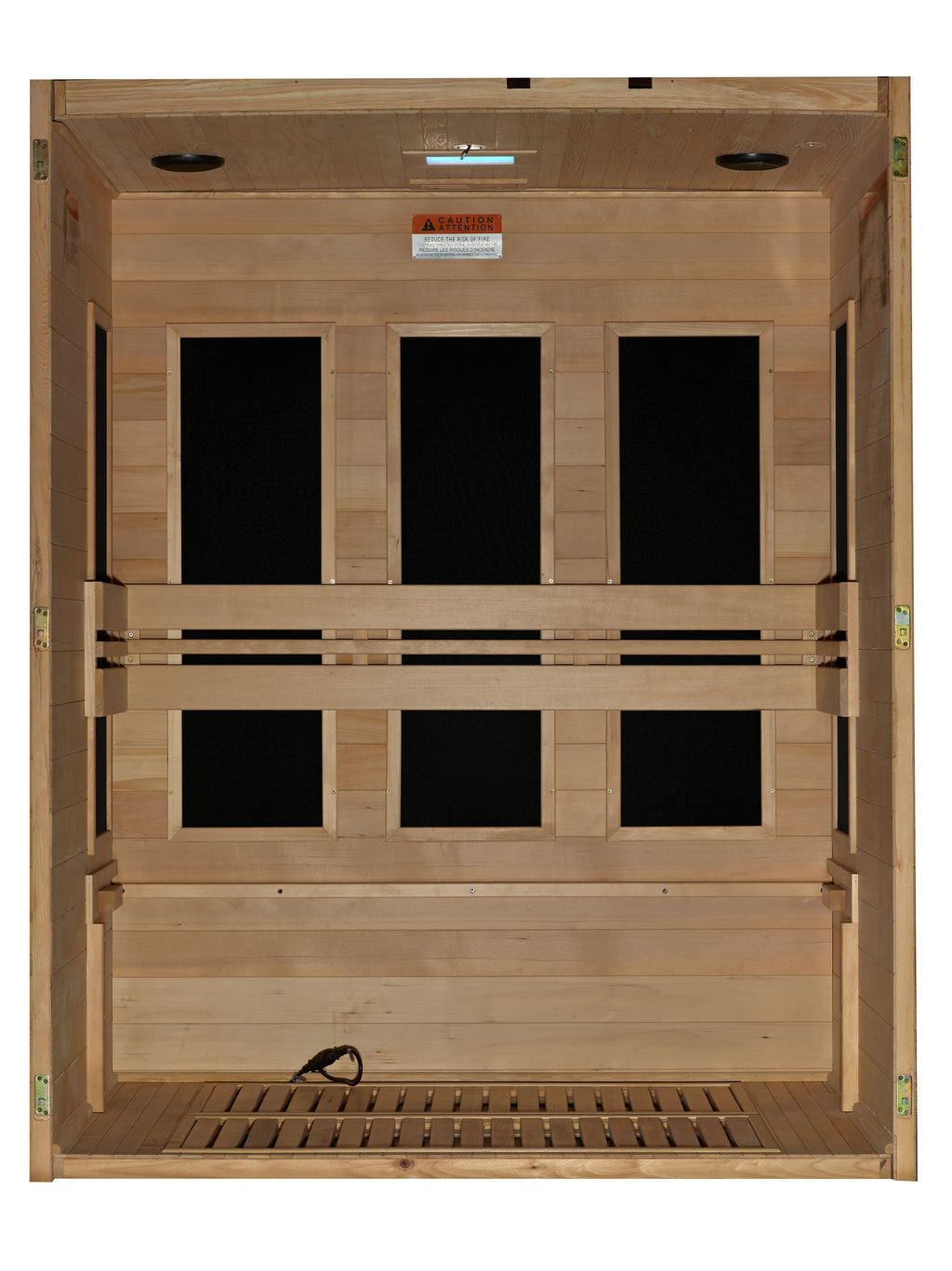 Maxxus S-Line Yoga 3-Person Indoor Infrared Sauna (Ultra Low EMF)