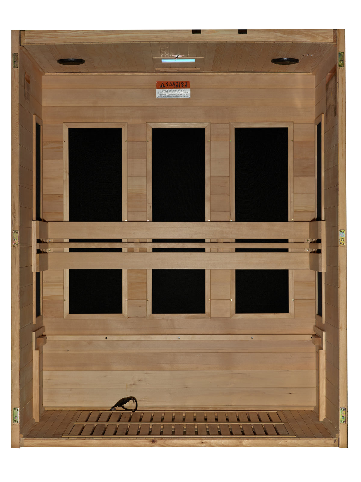Maxxus S-Line Yoga 3-Person Indoor Infrared Sauna (Ultra Low EMF)