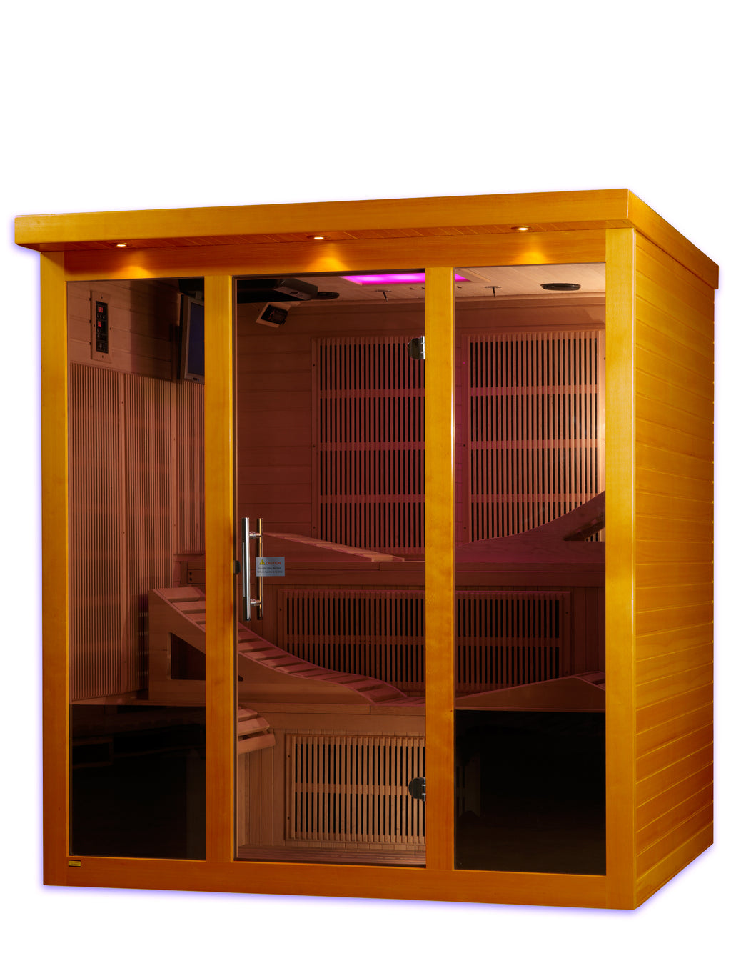 Dynamic Monaco 6-Person Indoor Infrared Sauna (Ultra Low EMF)