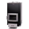 Narvi 30 24kW wood burning sauna stove with stainless steel door and ash drawer