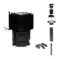 Narvi Luosto VS 16kW wood burning sauna stove with water tank and tap, chimney kit and sauna stones