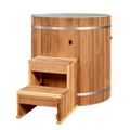 Dynamic Cold Therapy Barrel Cold Plunge - Pacific Cedar Exterior & PVC Interior