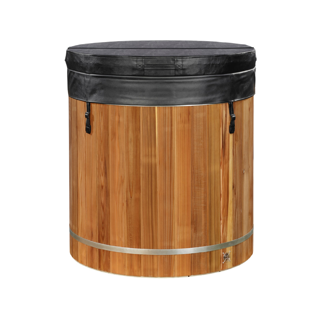 Dynamic Cold Therapy Barrel Cold Plunge - Pacific Cedar Exterior & PVC Interior