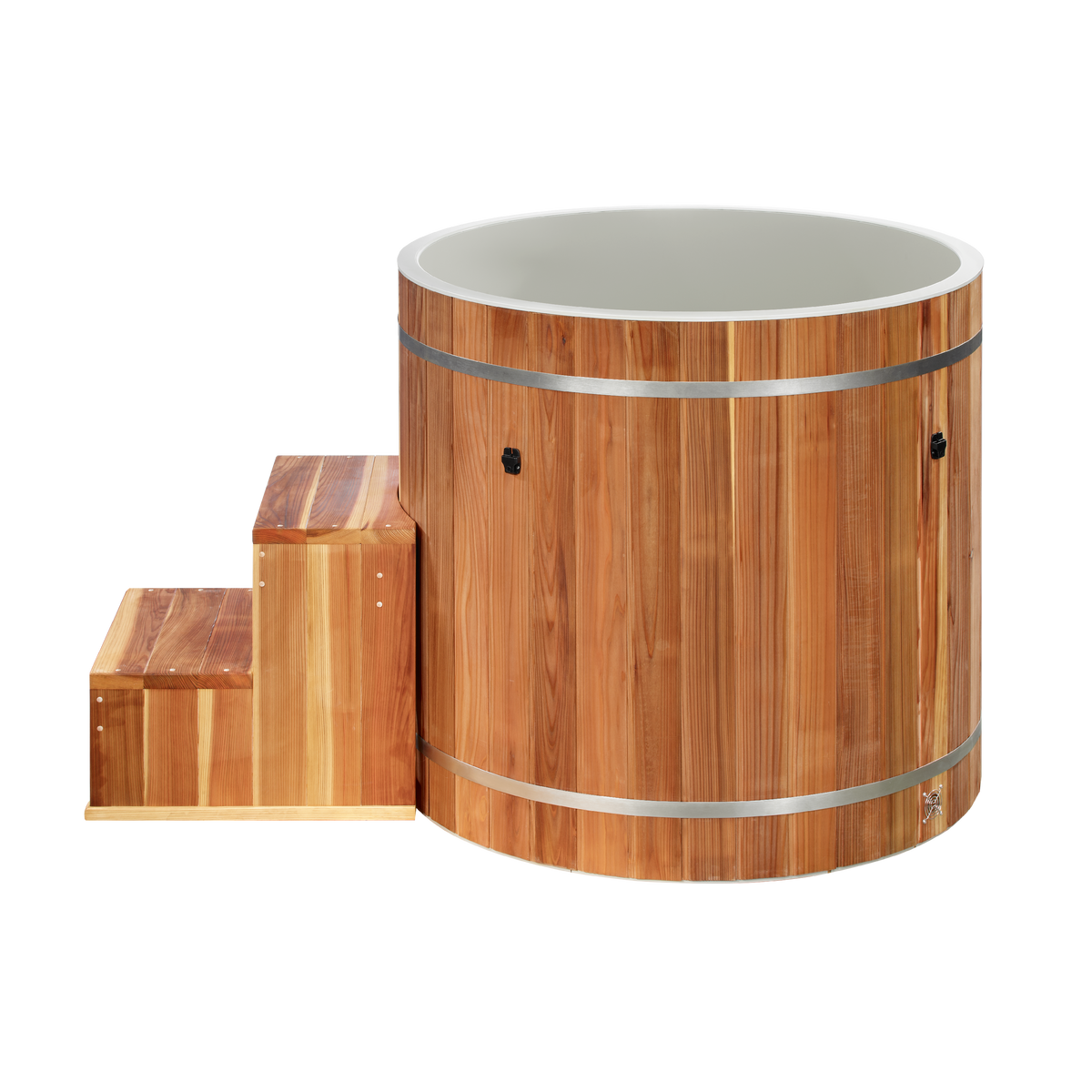 Dynamic Cold Therapy Barrel Cold Plunge - Pacific Cedar Exterior & PVC Interior