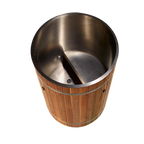 Dynamic Cold Therapy Barrel Cold Plunge - Pacific Cedar Exterior & Stainless Steel Interior