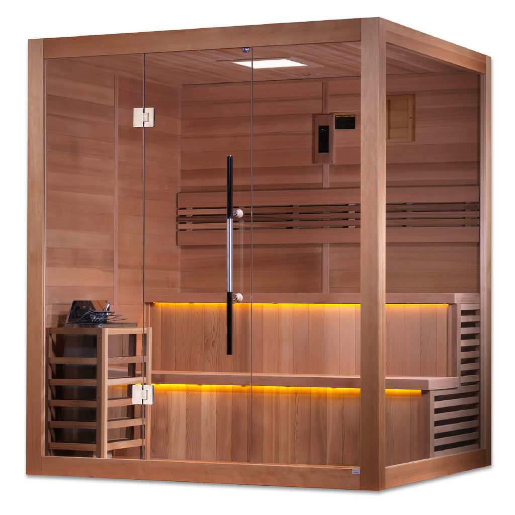 Golden Designs Kuusamo 6-Person Indoor / Covered Outdoor Traditional Sauna
