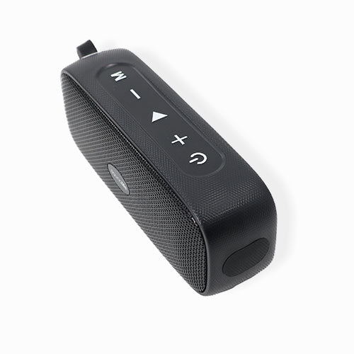 Control buttons on top of the SaunaLife Verse Bluetooth sauna speaker