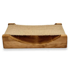 SaunaLife sauna headrest with cloth neck support, Alder