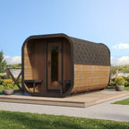 SaunaLife CL12GCP Cube Series 8-person Outdoor Sauna