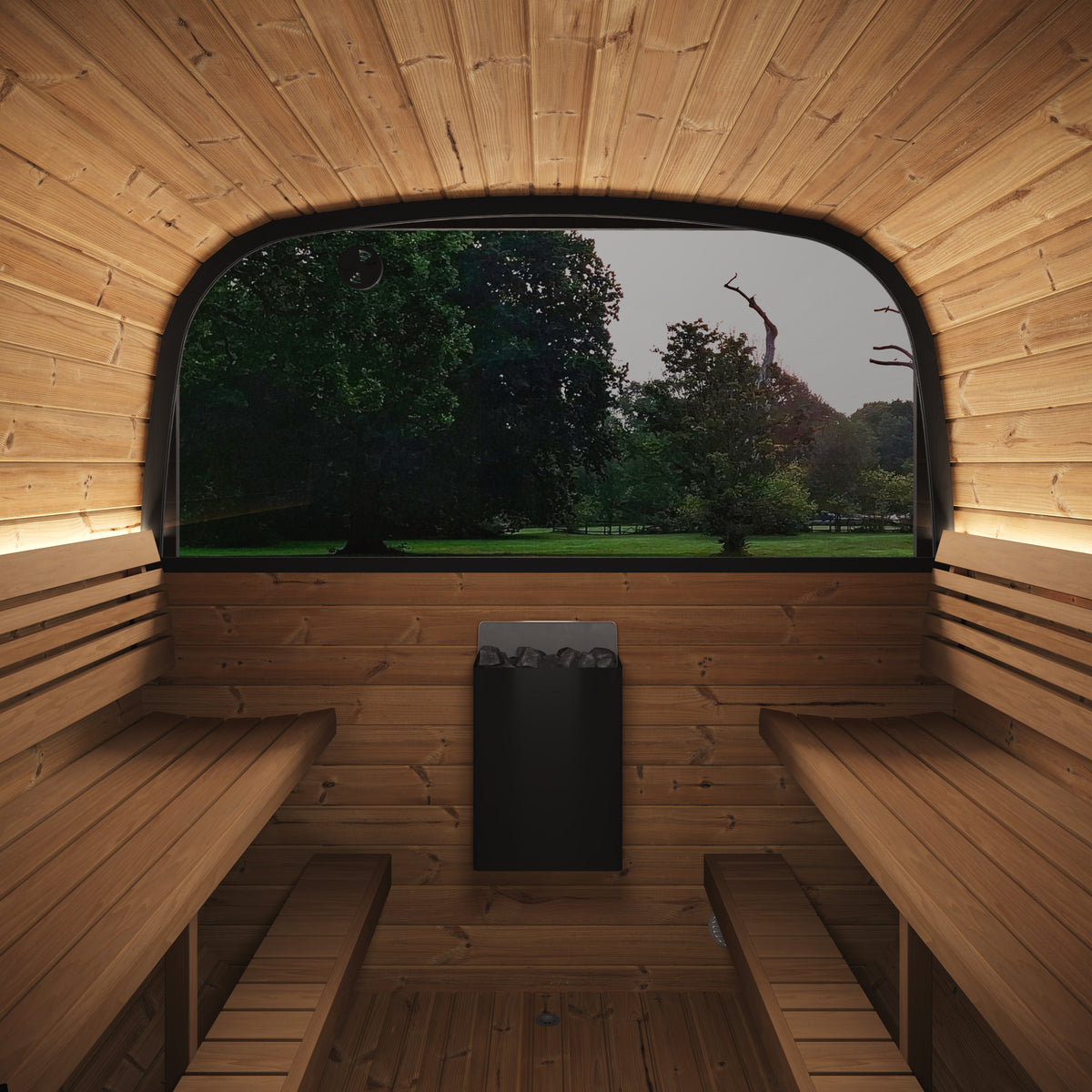 SaunaLife CL12GCP Cube Series 8-person Outdoor Sauna