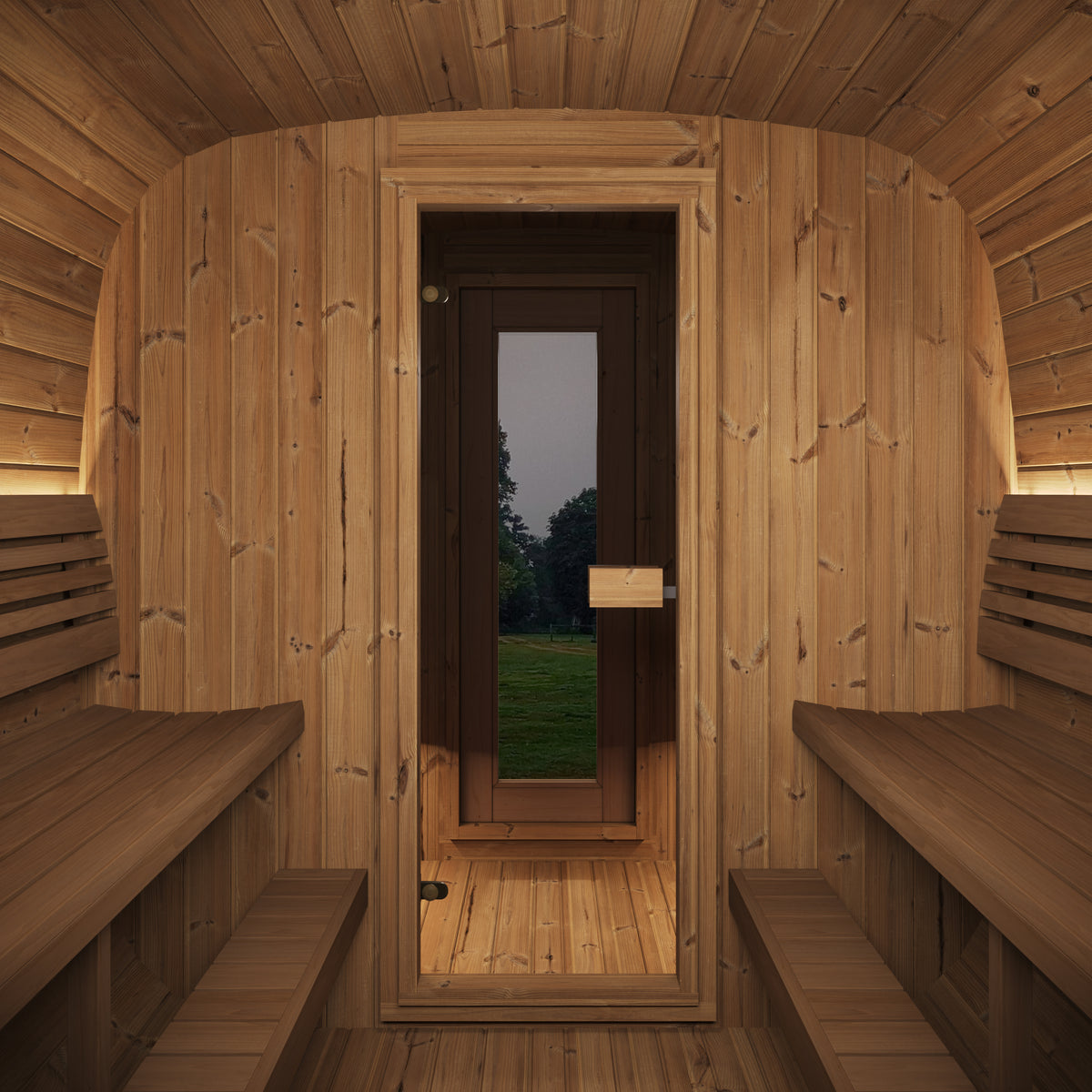 SaunaLife CL12GCP Cube Series 8-person Outdoor Sauna
