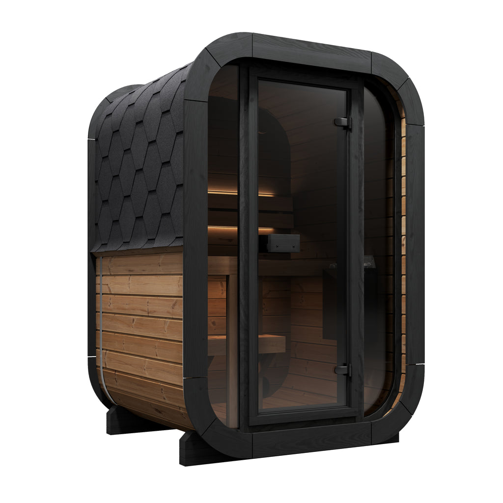SaunaLife CL3G Cube Series 2-person Outdoor Sauna