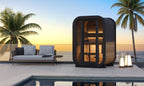 SaunaLife CL3G Cube Series 2-person Outdoor Sauna