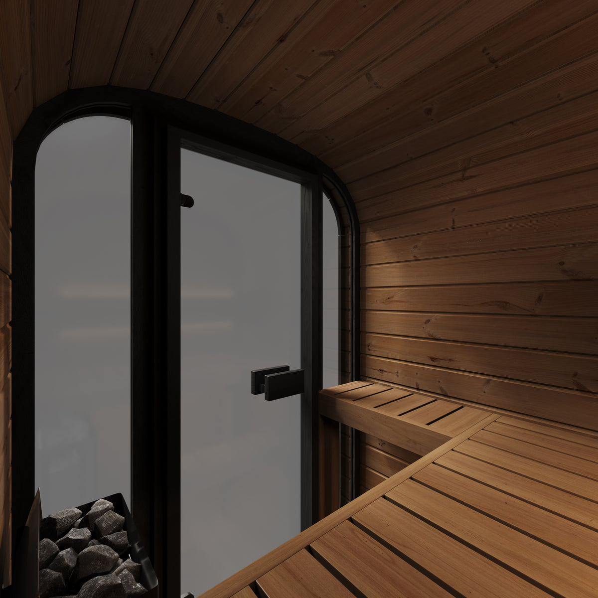 SaunaLife CL3G Cube Series 2-person Outdoor Sauna