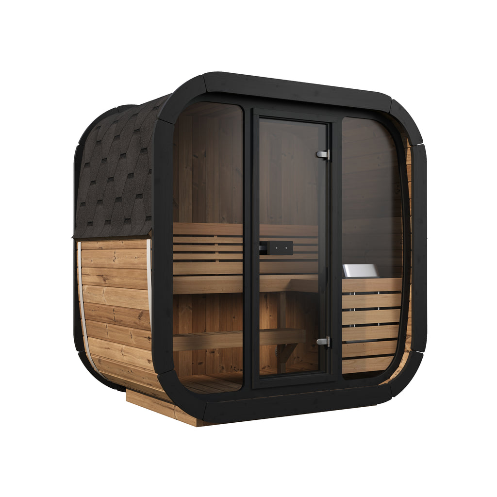SaunaLife CL4G Cube Series 3-person Outdoor Sauna