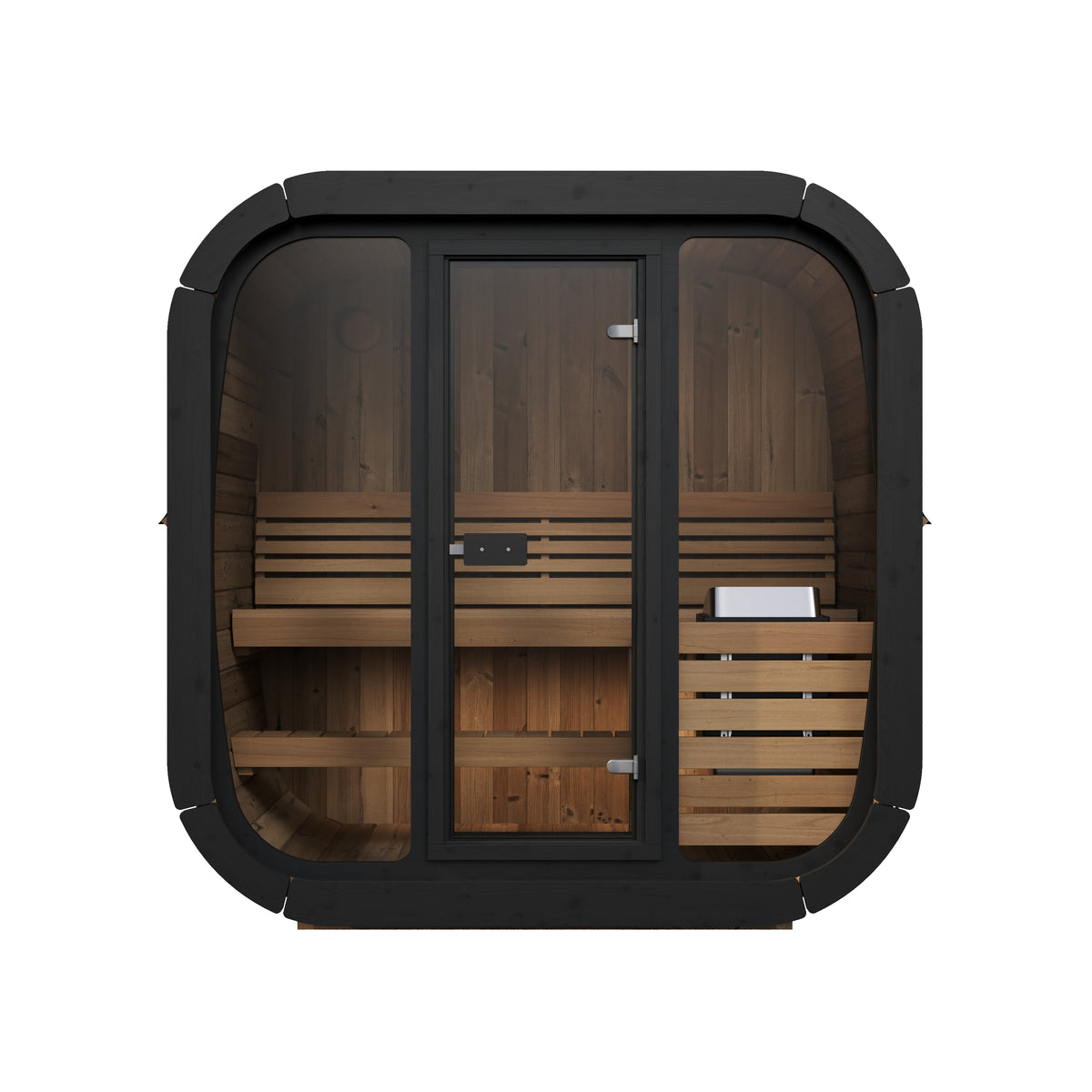 SaunaLife CL4G Cube Series 3-person Outdoor Sauna