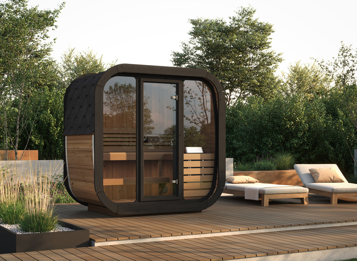 SaunaLife CL4G Cube Series 3-person Outdoor Sauna