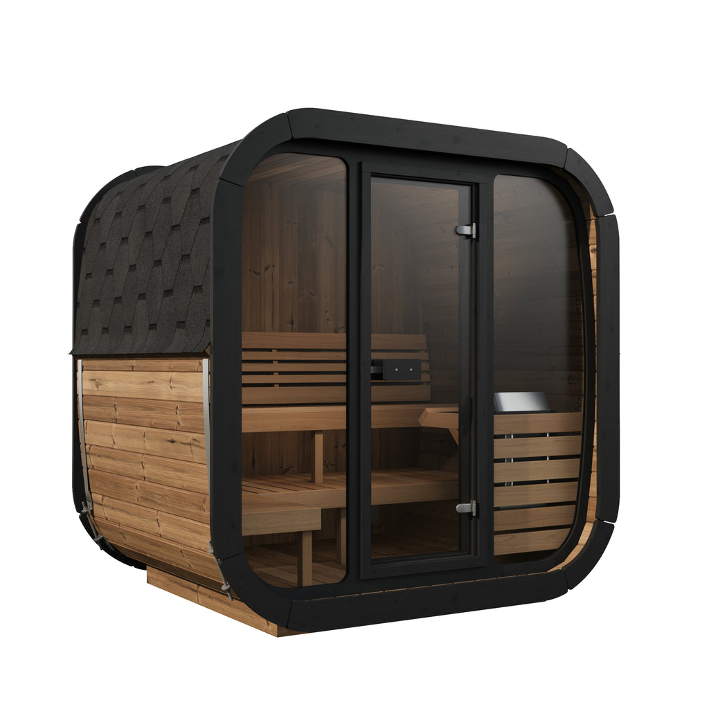 SaunaLife CL5G Cube Series 4-person Outdoor Sauna