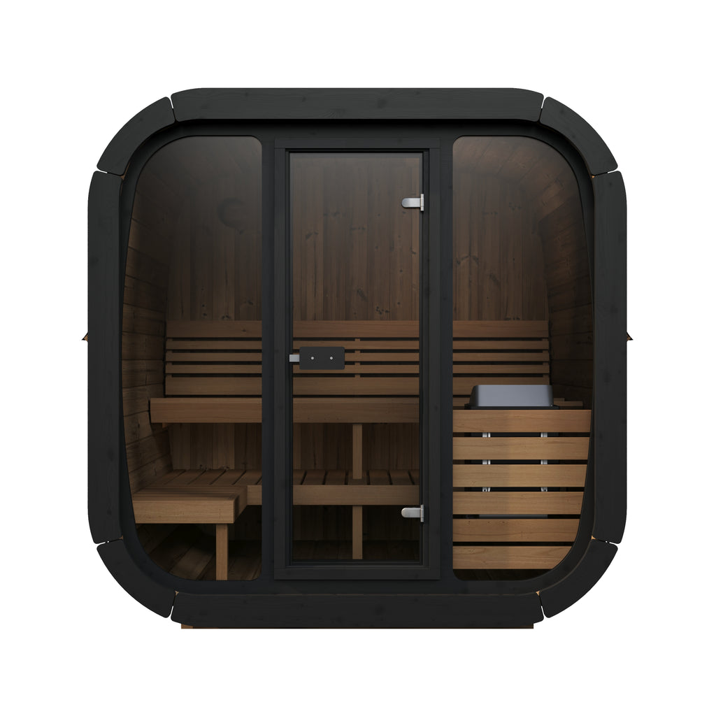 SaunaLife CL5G Cube Series 4-person Outdoor Sauna