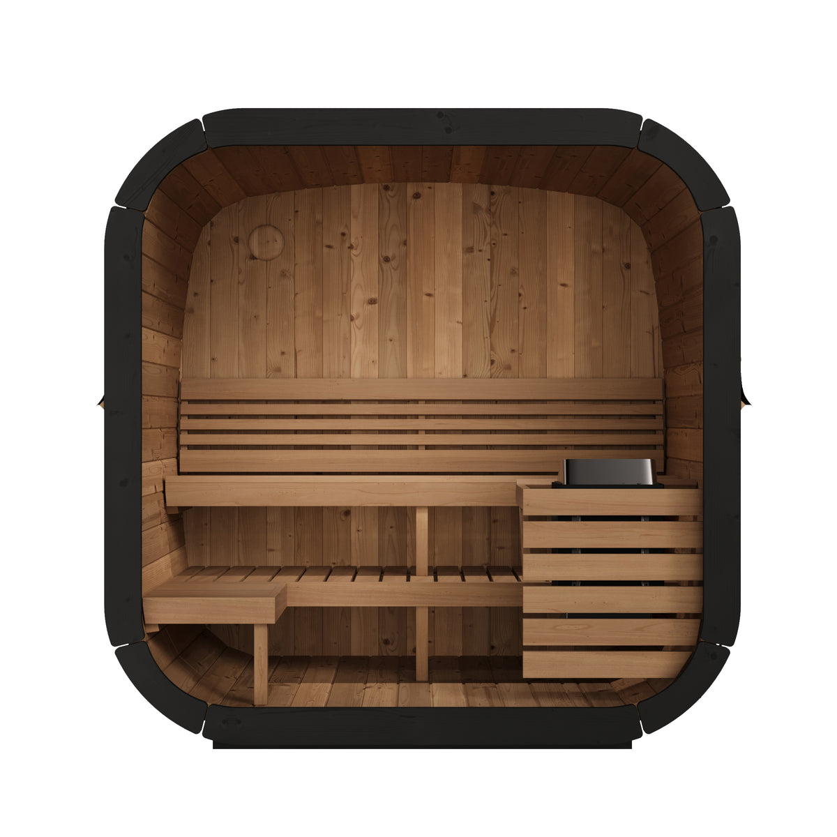 SaunaLife CL5G Cube Series 4-person Outdoor Sauna