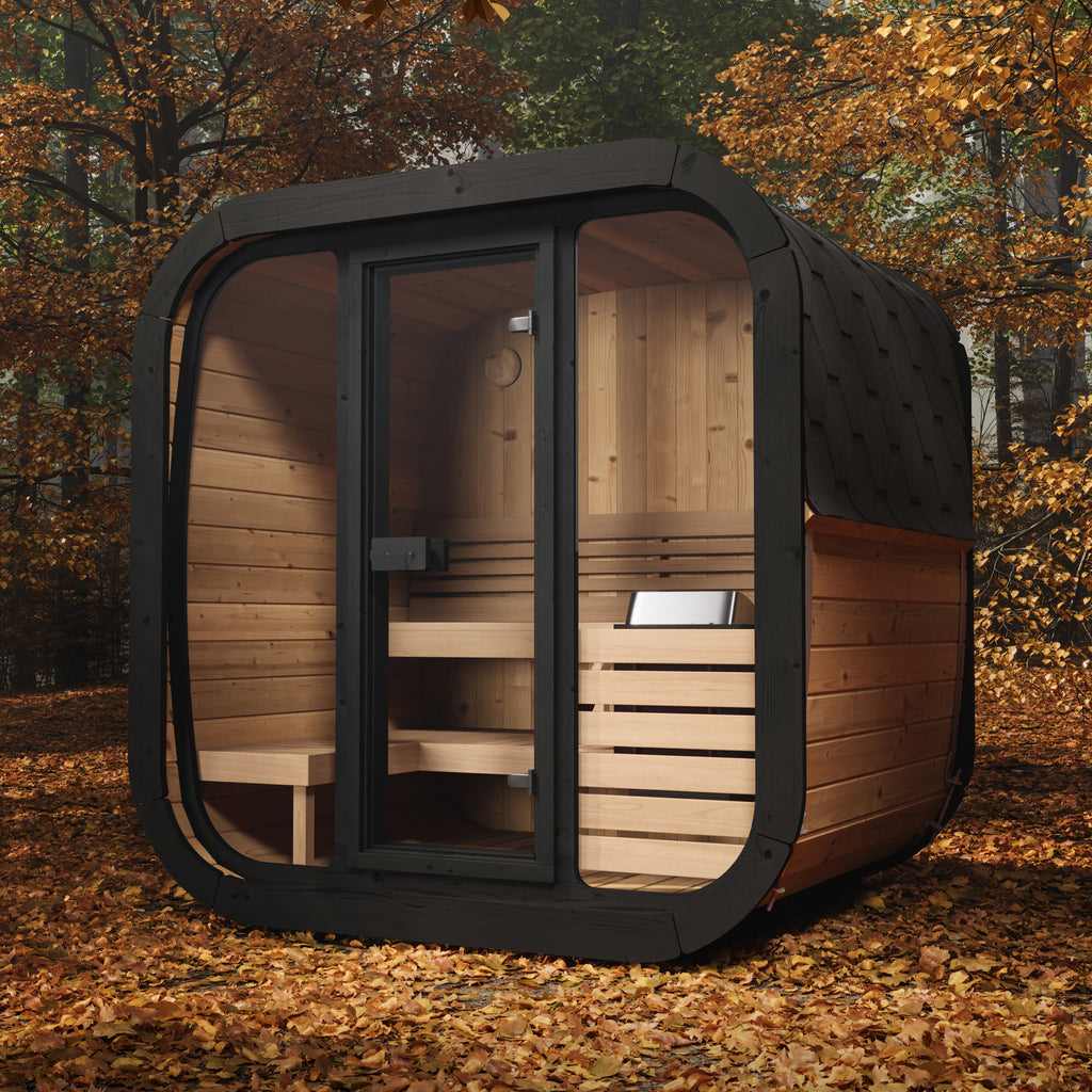 SaunaLife CL5G Cube Series 4-person Outdoor Sauna