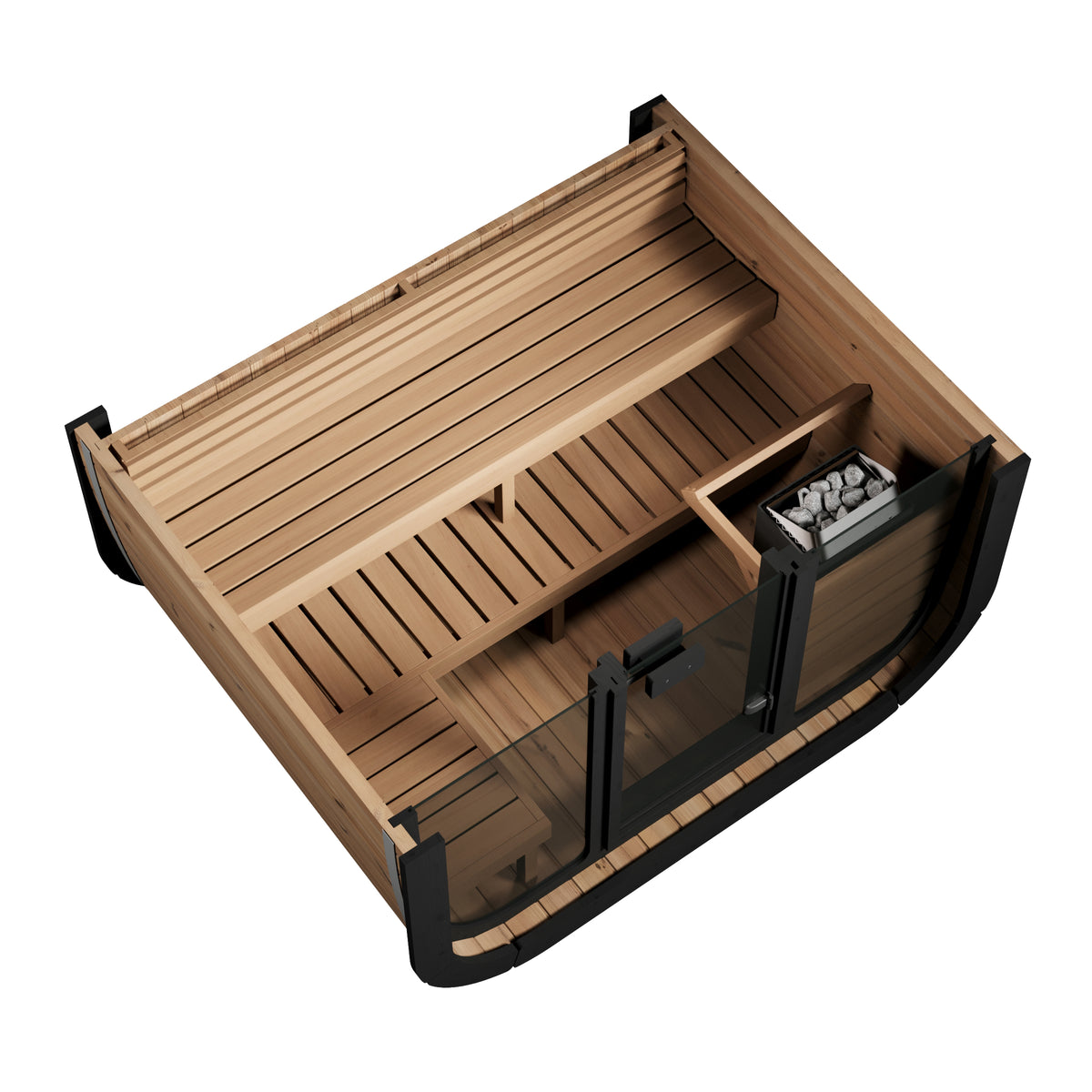 SaunaLife CL5G Cube Series 4-person Outdoor Sauna