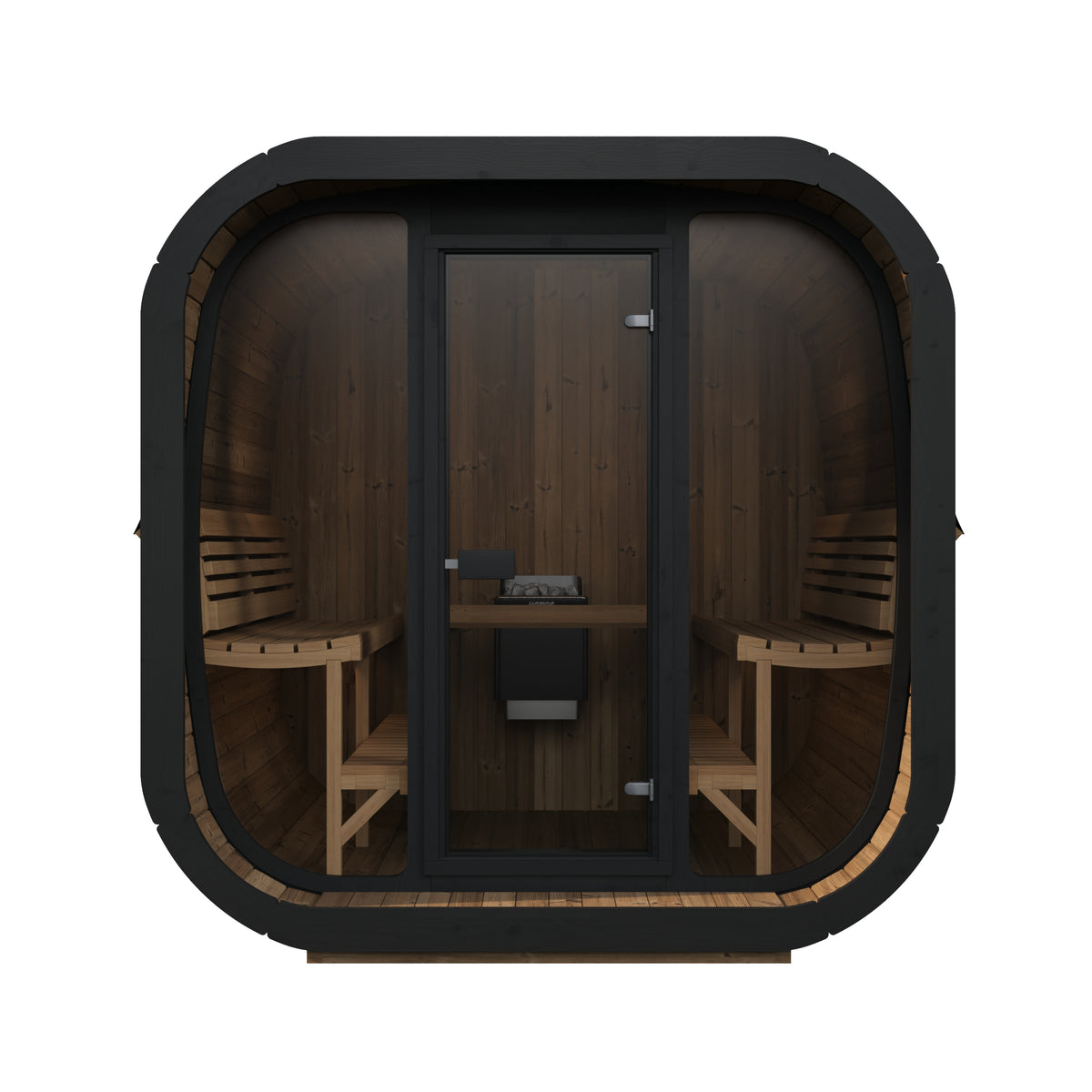 SaunaLife CL7G Cube Series 6-person Outdoor Sauna
