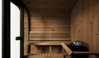 SaunaLife CL7G Cube Series 6-person Outdoor Sauna