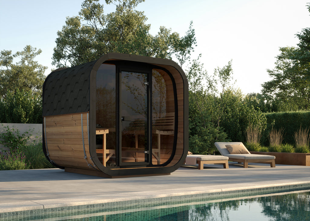SaunaLife CL7G Cube Series 6-person Outdoor Sauna
