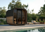 SaunaLife CL7G Cube Series 6-person Outdoor Sauna