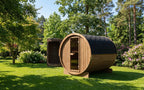 SaunaLife E8 Ergo Series 6-person Outdoor Barrel Sauna