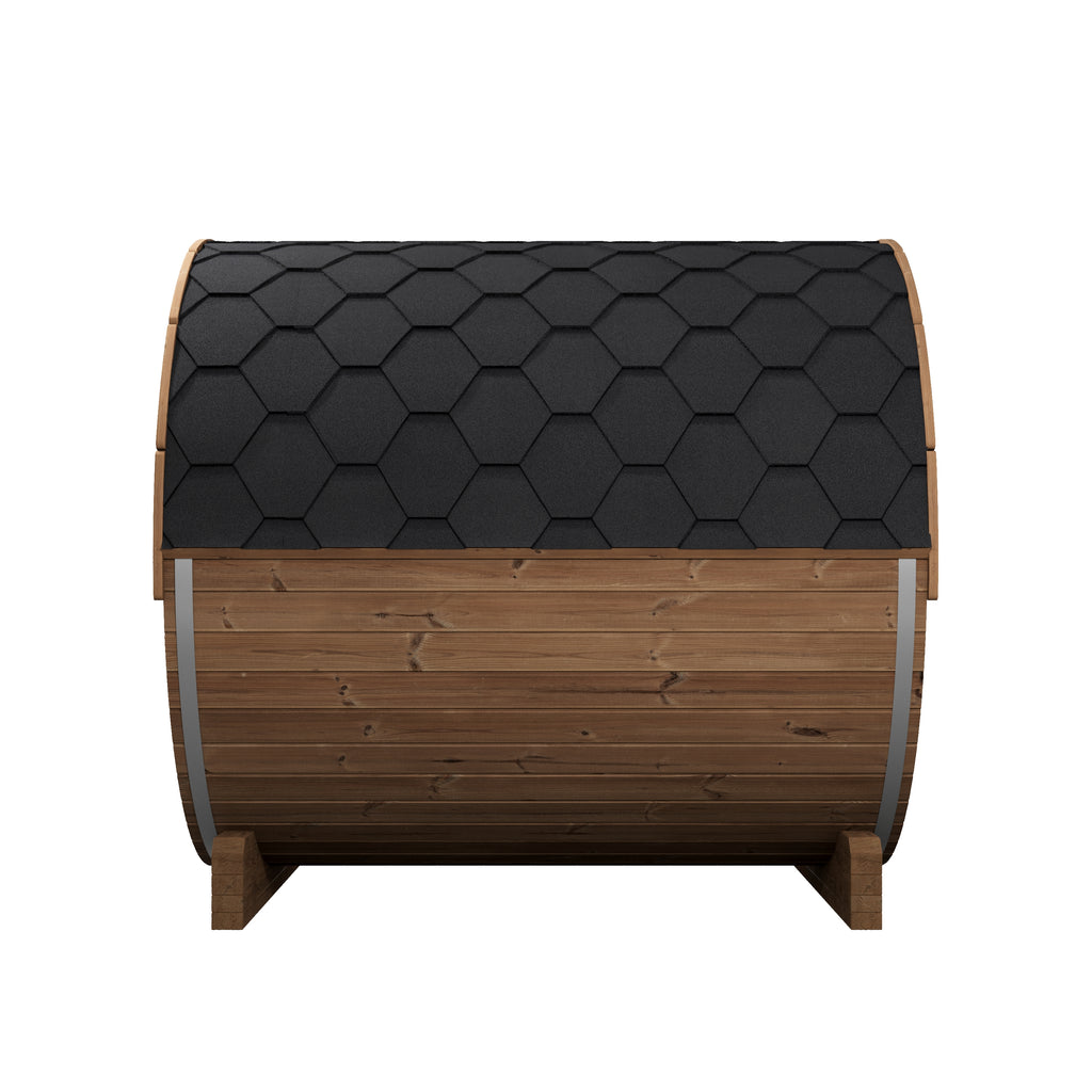 SaunaLife E8 Ergo Series 6-person Outdoor Barrel Sauna