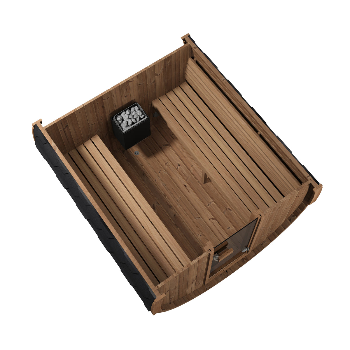 SaunaLife E8 Ergo Series 6-person Outdoor Barrel Sauna
