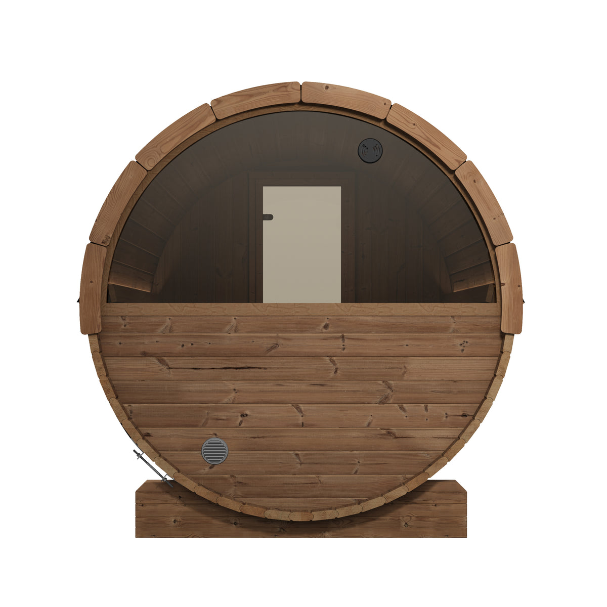SaunaLife E8 Ergo Series 6-person Outdoor Barrel Sauna