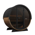 SaunaLife EE6 Ergo Elegance Series 4-person Outdoor Barrel Sauna