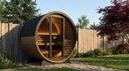 SaunaLife EE6 Ergo Elegance Series 4-person Outdoor Barrel Sauna