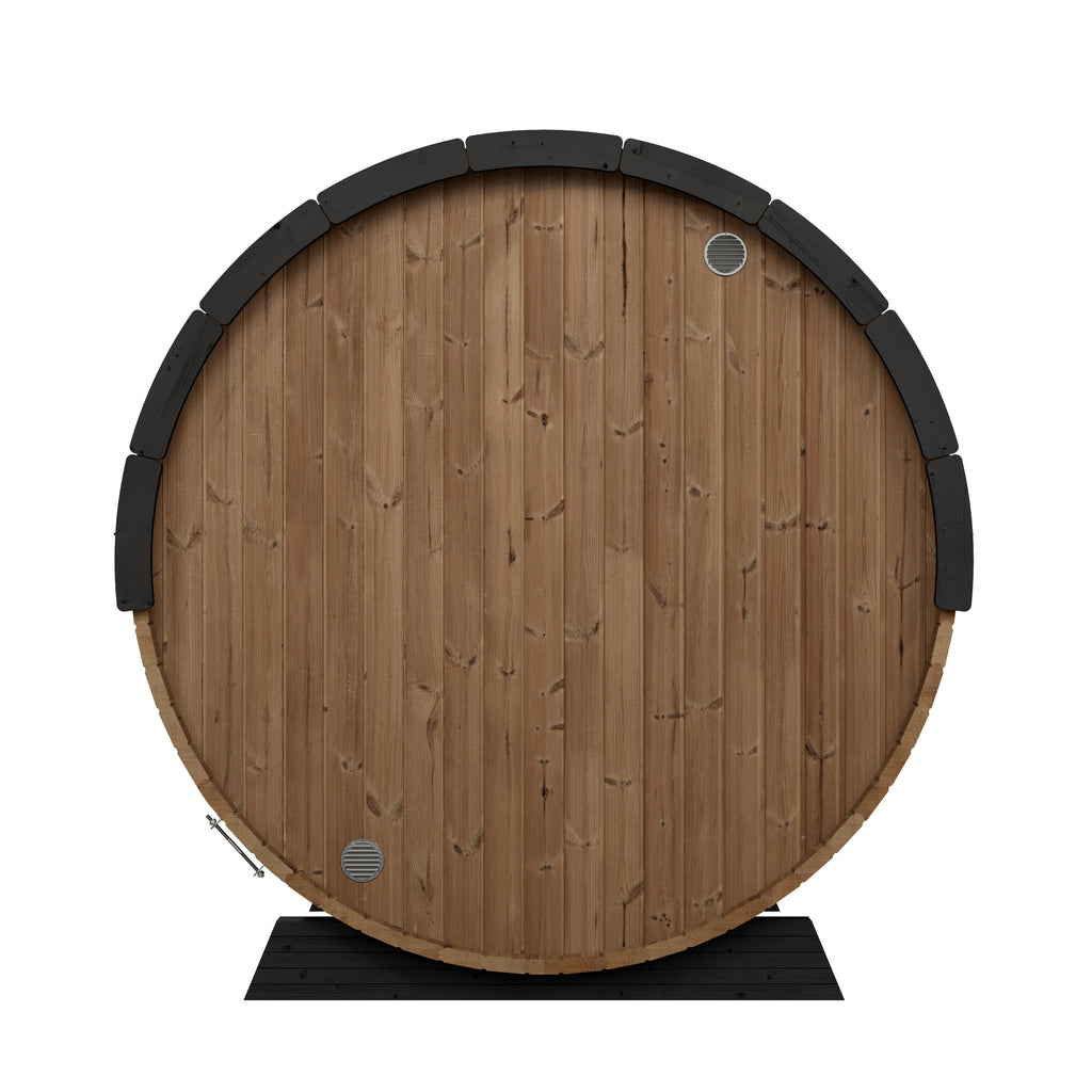 SaunaLife EE8 Ergo Elegance Series 6-person Outdoor Barrel Sauna