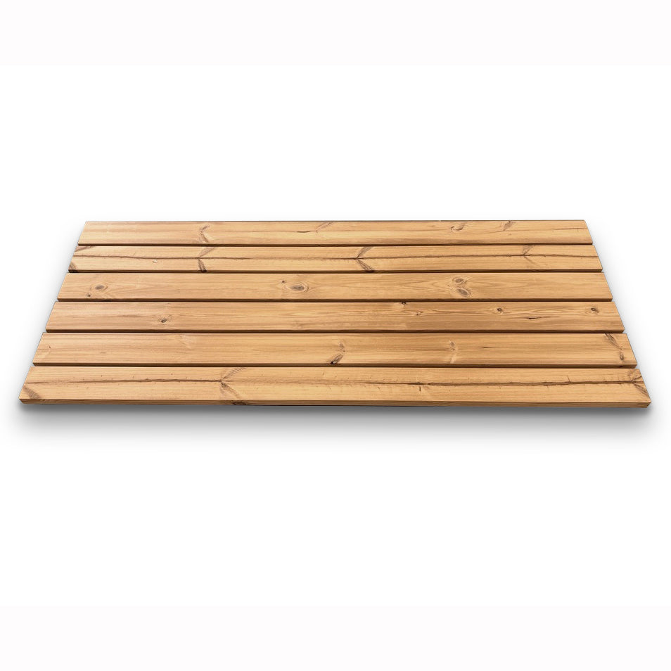 SaunaLife Ergo Series barrel sauna floor, thermo-spruce