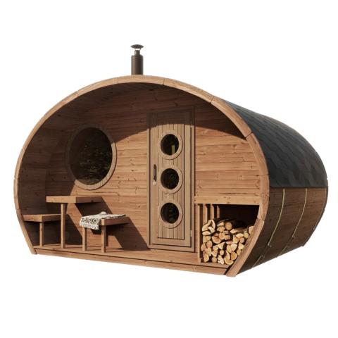 SaunaLife G11 Garden Series 8-person Outdoor Sauna