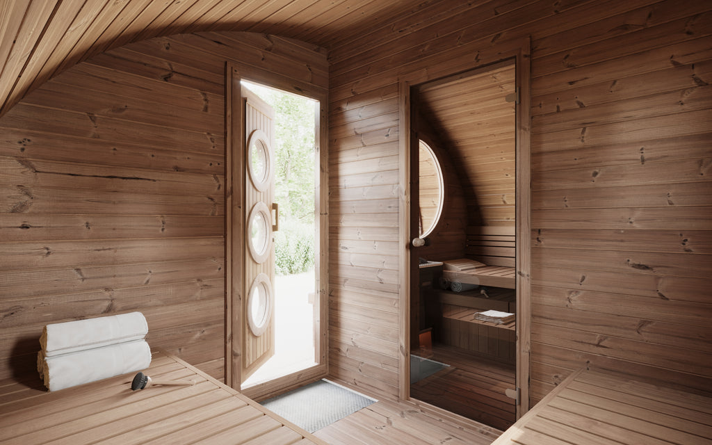 SaunaLife G11 Garden Series 8-person Outdoor Sauna