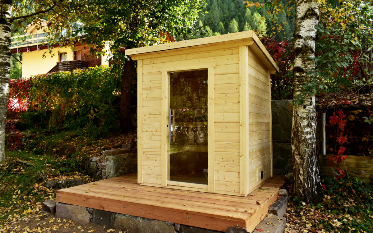 SaunaLife G2 Garden Series 4-person Outdoor Sauna