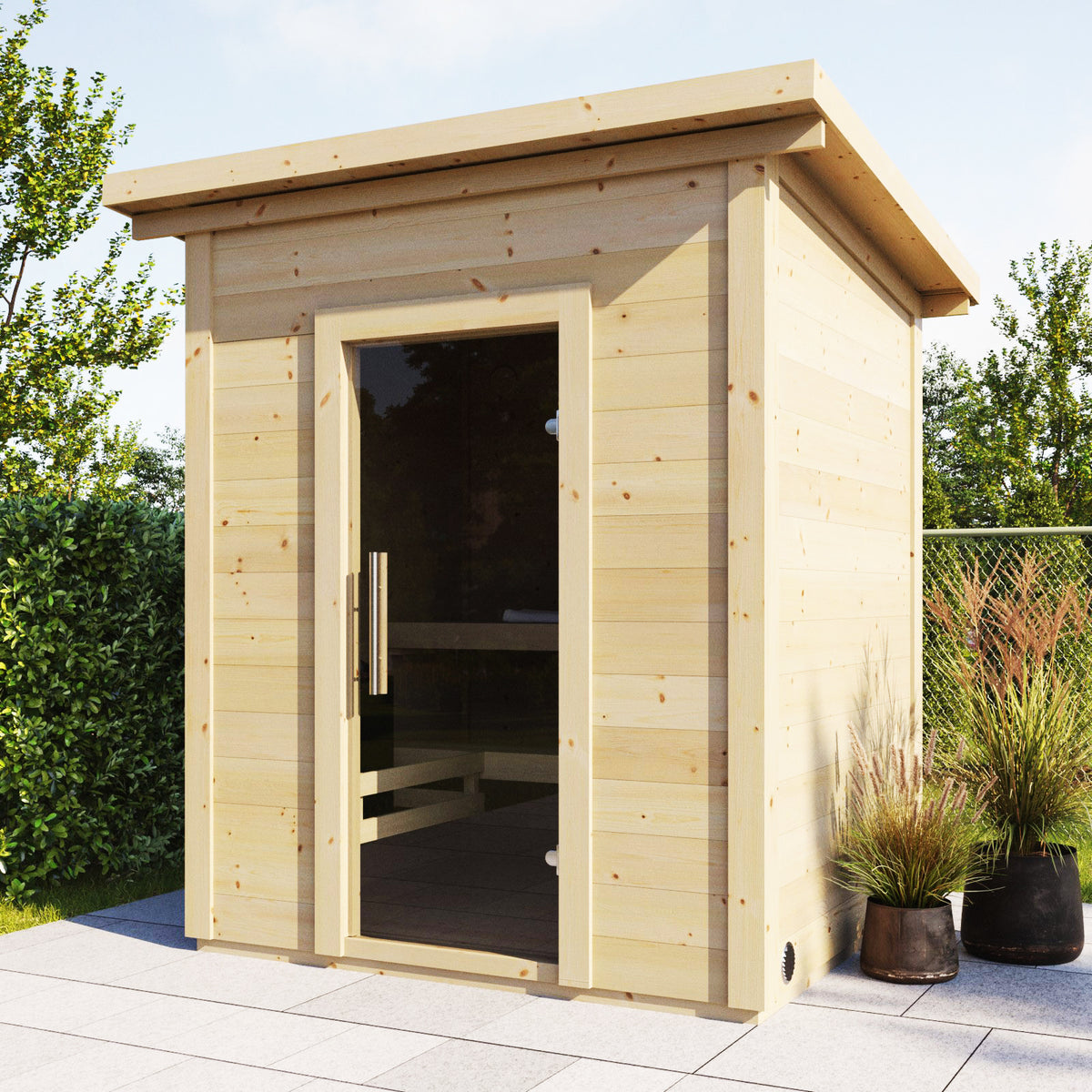 SaunaLife G2 Garden Series 4-person Outdoor Sauna