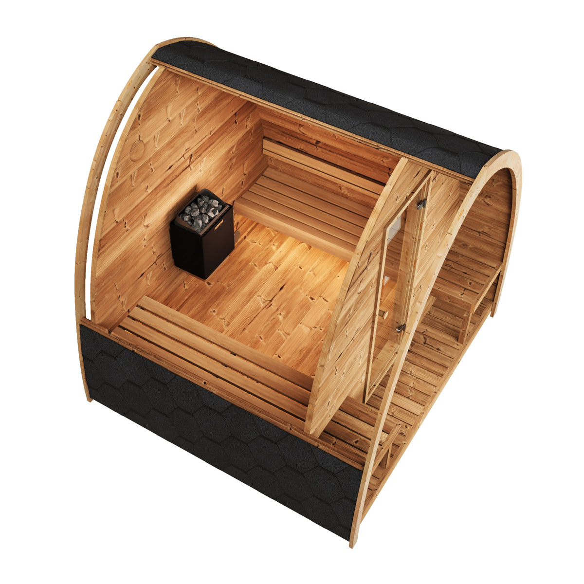 SaunaLife G3 Garden Series 6-person Outdoor Sauna