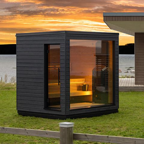 SaunaLife G6 Garden Series 5-person Pre-Assembled Outdoor Sauna