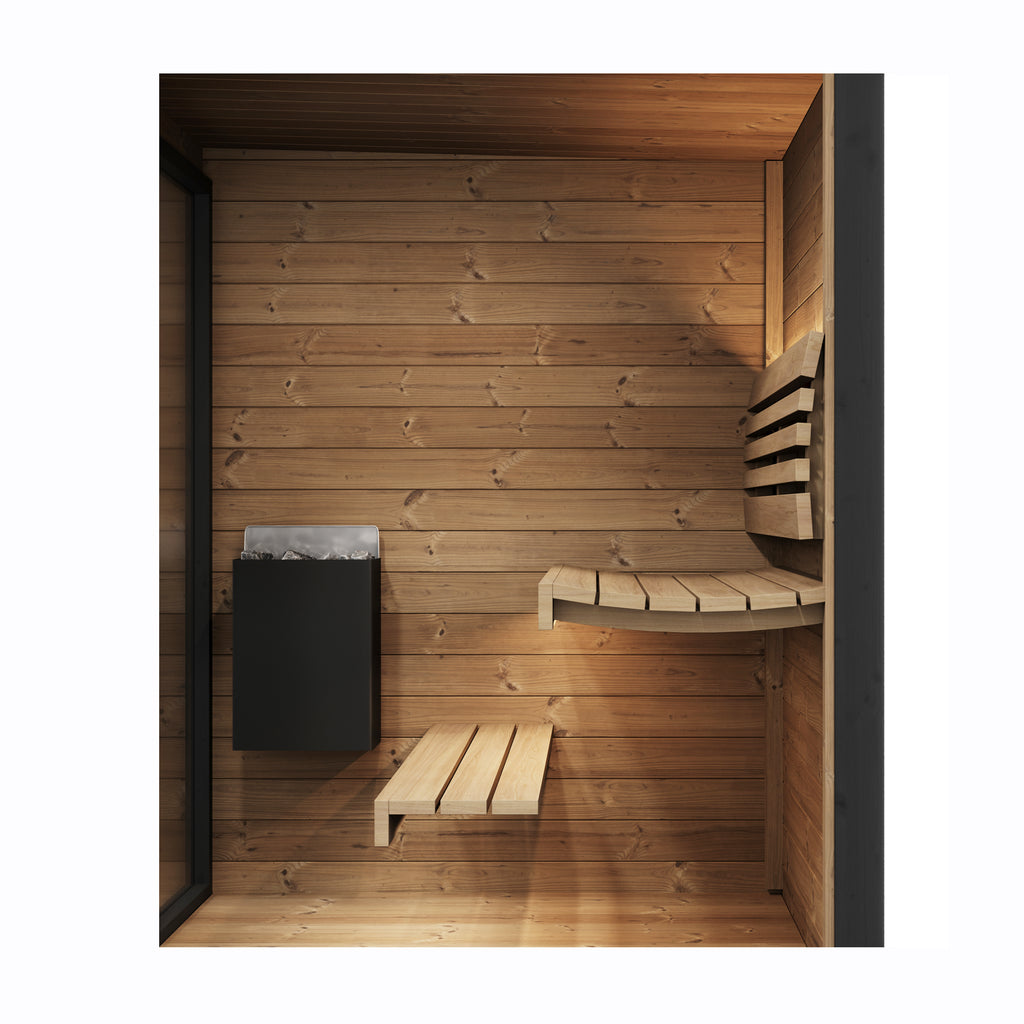 SaunaLife GL4 Garden Luxury Series 4-person Outdoor Sauna