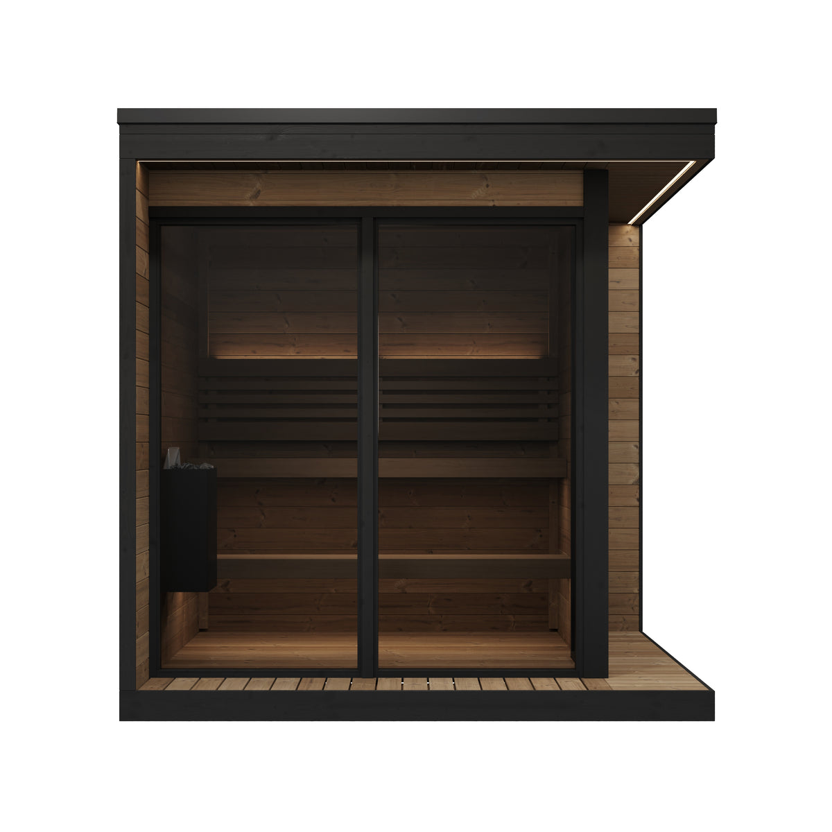 SaunaLife GL6 Garden Luxury Series 6-person Outdoor Sauna